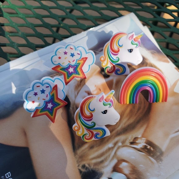☆SUPER CUTE! ☆Rainbows & Unicorns & Stars☆ OH MY!☆ - Picture 2 of 3